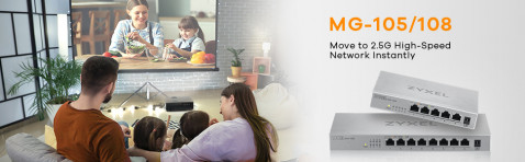 Switch Zyxel MG-105 5p Unmanaged Multigigabit - Galeria zdjęcie 11