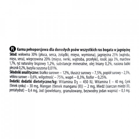 DOLINA NOTECI Premium bogata w jagnięcinę - mokra karma dla psa - 400g - Galeria zdjęcie 2