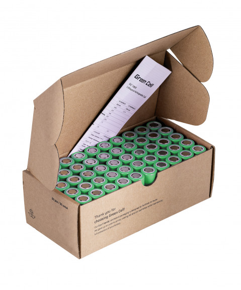 GREEN CELL OGNIWA 18650 50X 3.7V 2900MAH - Galeria zdjęcie 1