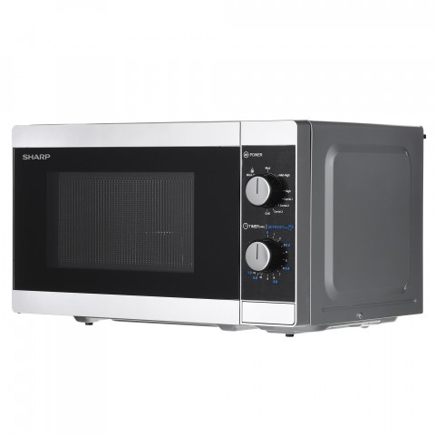 Kuchenka mikrofalowa Sharp YC-MG01E-S 20L 800W GRIL - Galeria zdjęcie 1