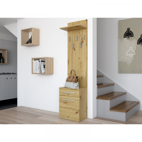 WIESZAK SZAFKA NA BUTY DUO DĄB ARTISAN - Galeria zdjęcie 2