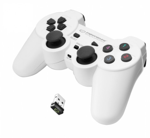 ESPERANZA GAMEPAD BEZPRZEWODOWY BLUETOOTH PS3 BIAŁ - Galeria zdjęcie 1