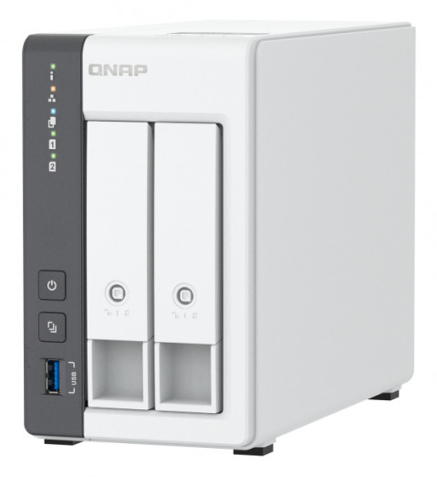 Qnap TS-216G, Tower, 2 x 2.5"/3.5" SATA, ARM 2.0GHz Quad core, 4GB, 1 x 2.5GbE + 1 x GbE, External adapter (PSU) - Galeria zdjęcie 5