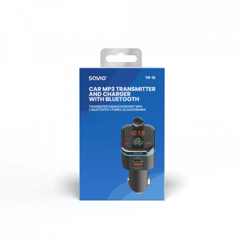 SAVIO TRANSMITER FM BLUETOOTH TR-12 - Galeria zdjęcie 4