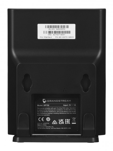 GRANDSTREAM TELEFON VOIP DP 752 Baza - Galeria zdjęcie 6