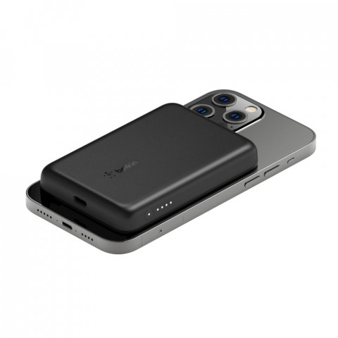 Powerbank bezprzewodowy Belkin BoostCharge Magnetic Wireless Power Bank 2.5K MagSafe Compatible 2500mAh Black - Galeria zdjęcie 2