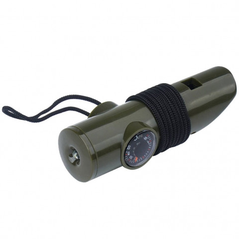 Gwizdek survivalowy Mil-Tec 6w1 - Zielony 16328401 - Galeria zdjęcie 3