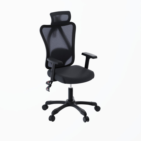 Zestaw Biurko TUCKANO czarne + Fotel ergonomiczny GEMBIRD czarny - Galeria zdjęcie 26