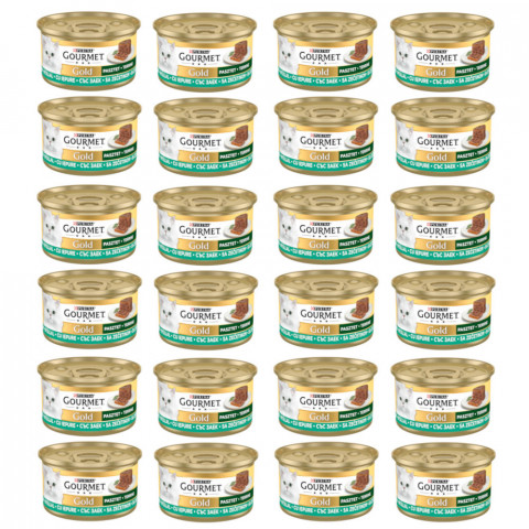 Purina Gourmet Gold królik - mokra karma dla kota - 24x85 g - Galeria zdjęcie 1