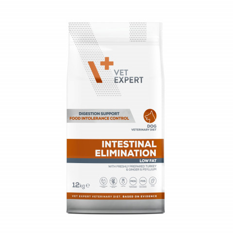 VET EXPERT Veterinary Diet Intestinal Elimination Dog - sucha karma dla psa - 12kg - Galeria zdjęcie 2