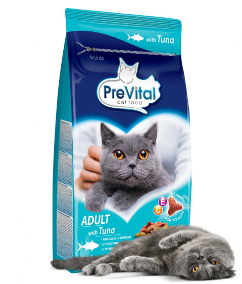 PREVITAL Adult Tuńczyk - sucha karma dla kota - 1,4kg - Galeria zdjęcie 2