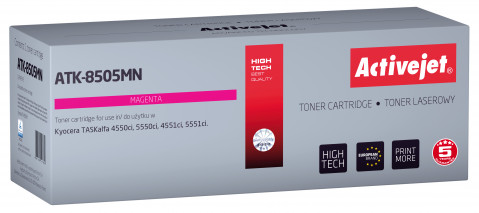 Activejet ATK-8505MN Toner do drukarek Kyocera; Zamiennik Kyocera TK-8505M; Supreme; 20000 stron; purpurowy - Galeria zdjęcie 1