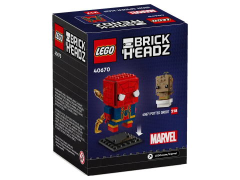 LEGO 40670 BrickHead - Iron Spider-Man - Galeria zdjęcie 2