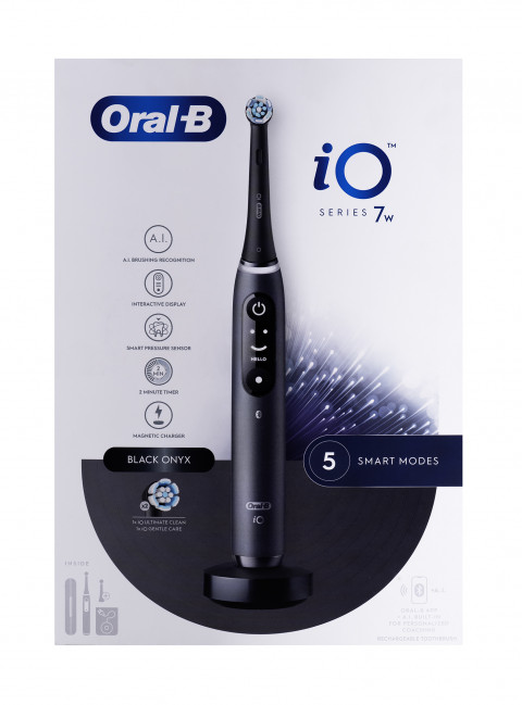 Szczoteczka magnetyczna ORAL-B iO 7W Czarna - Galeria zdjęcie 2