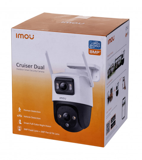 Kam. IP Imou Cruiser Dual 3MP IPC-S7XP-8M0WED-0360B - Galeria zdjęcie 11