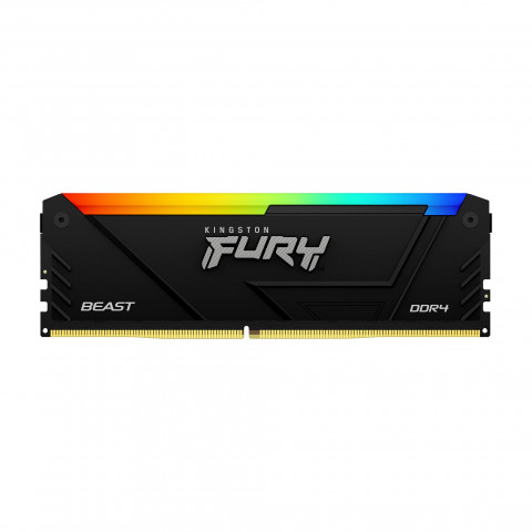KINGSTON DDR4 32GB 3200MT/s CL16 DIMM (Kit of 2) 1Gx8 FURY Beast RGB - Galeria zdjęcie 2