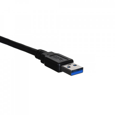 LANBERG KABEL USB-A 3.0 M/M 1M CZARNY - Galeria zdjęcie 4