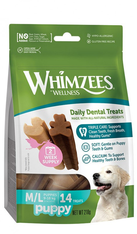 WHIMZEES Puppy M/L - przysmak dla psa - 14szt. - Galeria zdjęcie 1