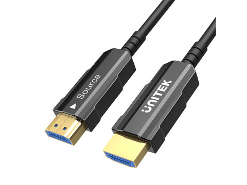 UNITEK KABEL OPTYCZNY HDMI 2.0 Active Optical Cable 4K 60HZ 15M - Galeria zdjęcie 2