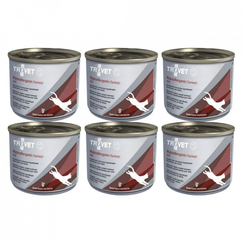 TROVET Hypoallergenic TRD z indykiem - mokra karma dla kota - 6x200g - Galeria zdjęcie 2