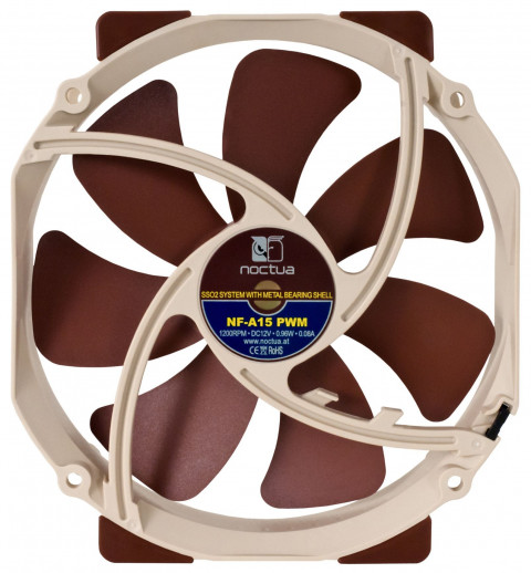 Wentylator NOCTUA 150mm (montaż na 120mm)SSO2, PWM - Galeria zdjęcie 4