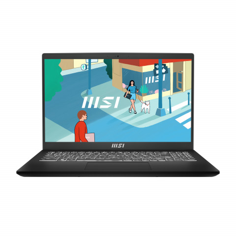 MSI Modern 15 H C13M-202PL i5-13420H 15.6"FHD 60Hz IPS-Level 16GB DDR4 3200MHz SSD512 Iris Xe Graphics Win11 - Galeria zdjęcie 1