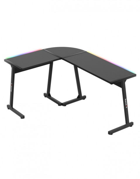 Biurko gamingowe Huzaro Hero 6.0 Black RGB - Galeria zdjęcie 6