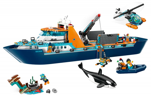 LEGO City 60368 Łódź badacza Arktyki - Galeria zdjęcie 4