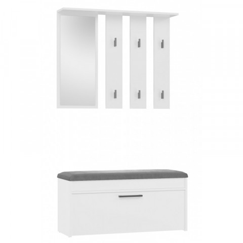 Garderoba PARMA 100x35xH180 biel - Galeria zdjęcie 1
