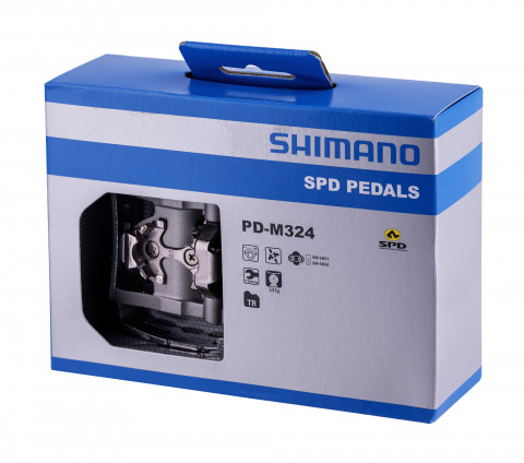 Shimano Pedały SPD PD-M324 Srebrne - Galeria zdjęcie 2