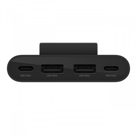 Ładowarka rozgałęziacz USB-C Belkin BoostCharge 4-Port USB Power Extender 1xUSB-C -> 2xUSB-A/2xUSB-C Black - Galeria zdjęcie 4