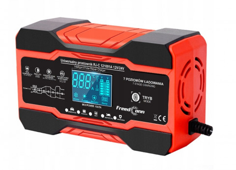 Prostownik akumulatorowy RJ Tianye RJ-C 121001A 12V, 10A /24V 5A - Galeria zdjęcie 3