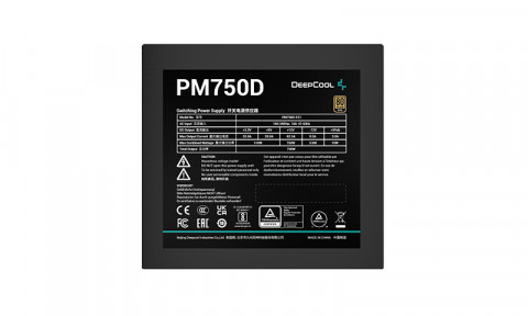 Zasilacz DeepCool PM750D 750W 80 Plus Gold (R-PM750D-FA0B-EU) - Galeria zdjęcie 3
