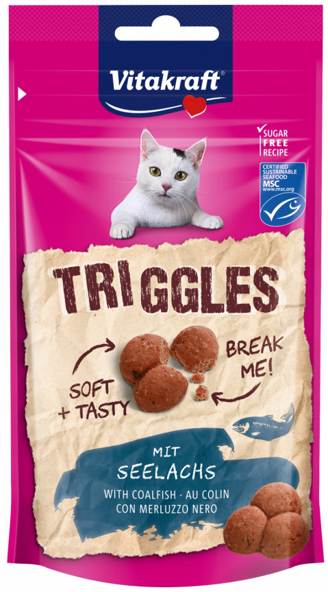 VITAKRAFT Triggles Czarniak - przysmak dla kota - 40 g - Galeria zdjęcie 1