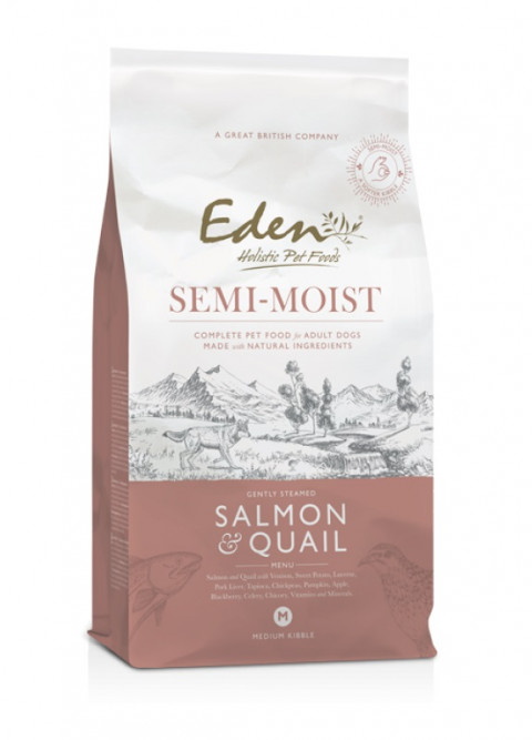 EDEN Semi-Moist Łosoś i przepiórka - półwilgotna karma dla psa - 2kg - Galeria zdjęcie 1