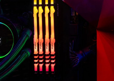 Kingston FURY DDR4 64GB (2x32GB) 3200MHz CL16 Beast Black (KF432C16BBK2/64) - Galeria zdjęcie 3