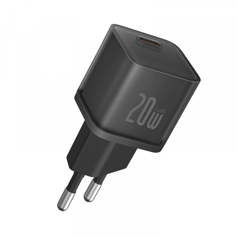Ładowarka Baseus GaN5S 1C 20W EU (cluster black) - Galeria zdjęcie 3