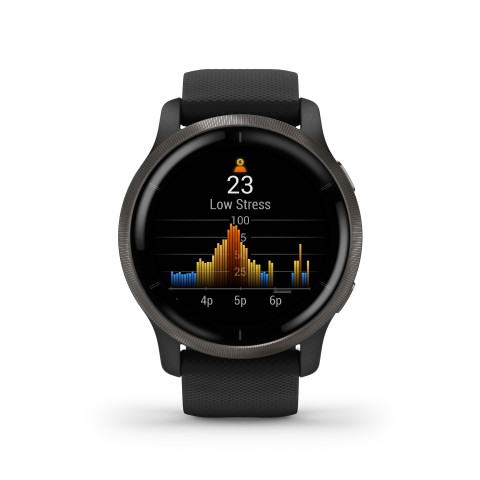 Zegarek Garmin Venu 2 (45 mm) Slate Stainless Steel Bezel / Black Case / Silicone Band - Galeria zdjęcie 43