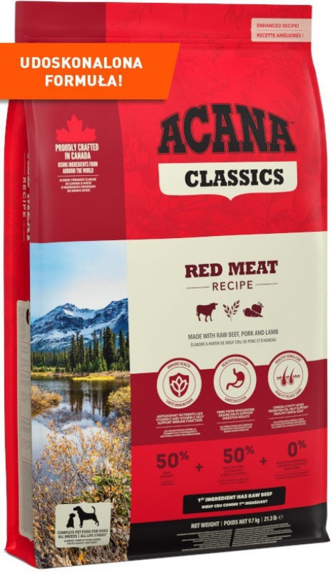ACANA Classics Red Meat - sucha karma dla psa - 9,7kg + przysmak GRATIS! - Galeria zdjęcie 2