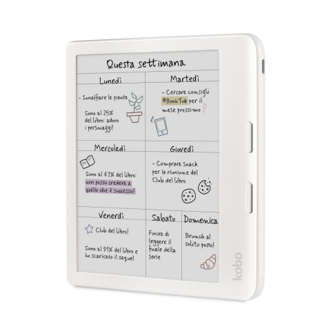 Czytnik e-booków Kobo Libra Colour 7" E-Ink Kaleido 3 32GB WI-FI White - Galeria zdjęcie 2