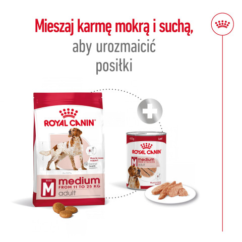 ROYAL CANIN SHN Medium Adult - sucha karma dla psa - 15 kg - Galeria zdjęcie 12