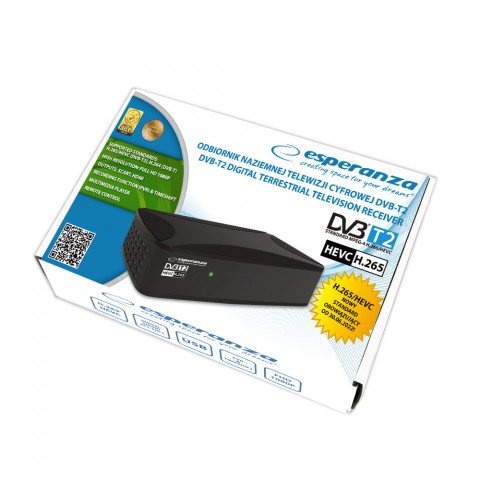 ESPERANZA TUNER DVB-T2 H.265/HEVC EV108R - Galeria zdjęcie 4