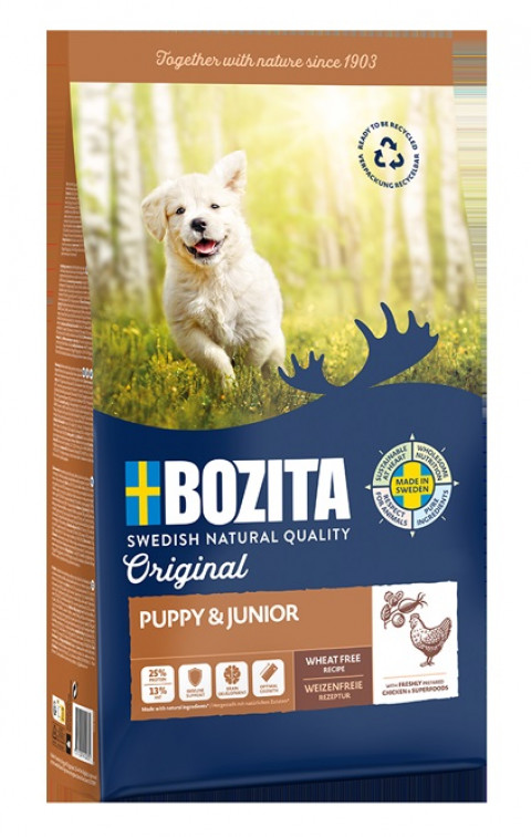 BOZITA Original Puppy & Junior Kurczak - sucha karma dla psa - 12kg - Galeria zdjęcie 1