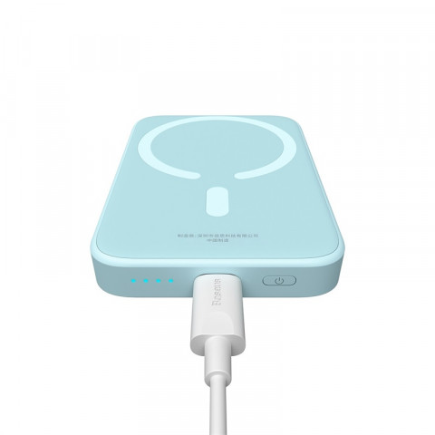 Powerbank Baseus Magnetic Mini Air 6000mAh (niebieski) - Galeria zdjęcie 8