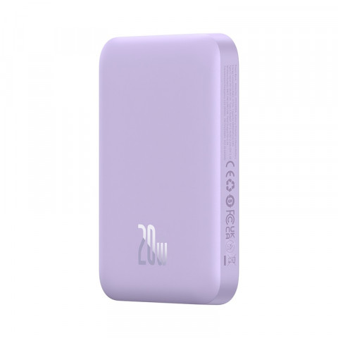 Powerbank Baseus Magnetic Mini Air 6000mAh (fiolet) - Galeria zdjęcie 3