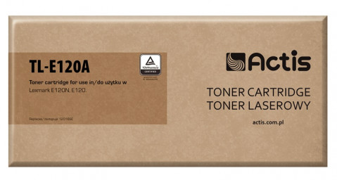 Actis TL-E120A Toner do drukarki Lexmark, Zamiennik Lexmark 12016SE; Standard; 2000 stron; czarny. - Galeria zdjęcie 1