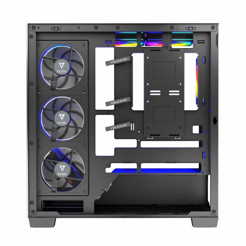 MODECOM OBUDOWA VOLCANO STELLAR ARGB MIDI 8F BLACK - Galeria zdjęcie 11