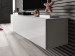 Szafka RTV VIGO SLANT 180cm (2x90) biały/biały poł - Galeria zdjęcie 4