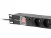 Lanberg listwa zas. rack pdu (1u,16a,7x 230v,2m) pdu-07e-0200-bk - Galeria zdjęcie 3