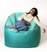 Pufa worek sako FLUFFY miętowy XXL -140x90 - Galeria zdjęcie 4